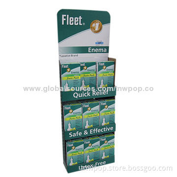 Fashionable POP floor display stand, popular design for LED, customized Size and design are welcome